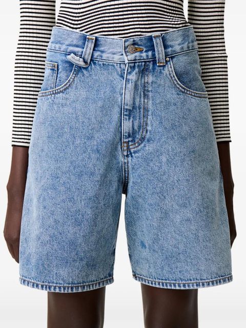 Claudie Pierlot five-pocket denim shorts - Blue