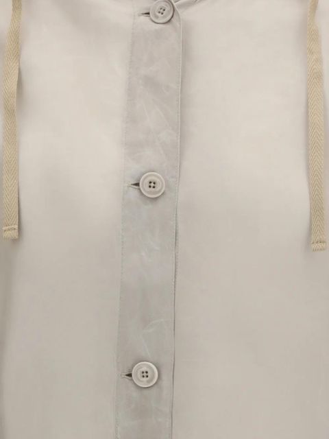 OUR LEGACY hooded long-sleeve shirt - Neutrals