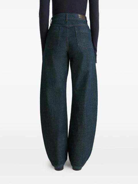 LEMAIRE high-waisted curved jeans - Blue