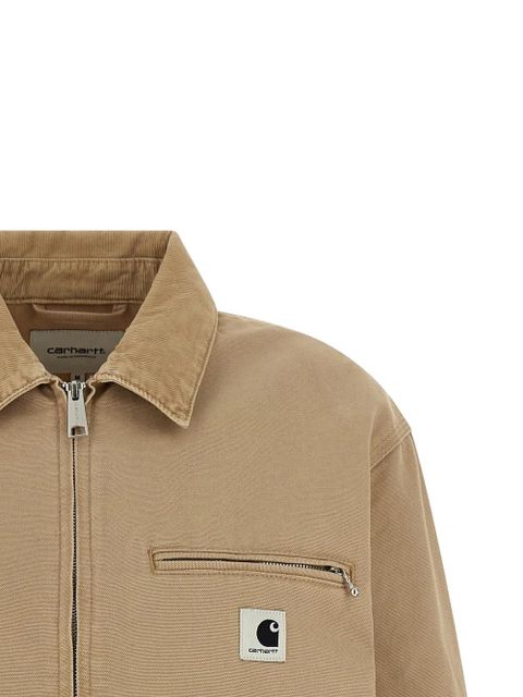Carhartt WIP logo-patch bomber jacket - Neutrals