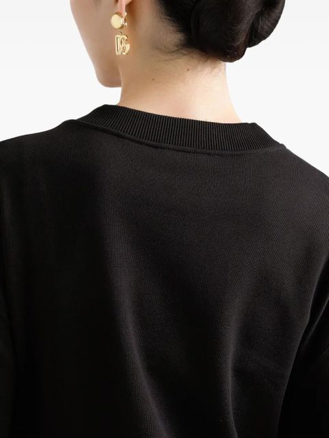 Dolce & Gabbana DNA cotton mini dress - Black