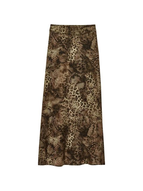 Ba&Sh Ciria animal print skirt - Green - zdjęcie produktu nr 1