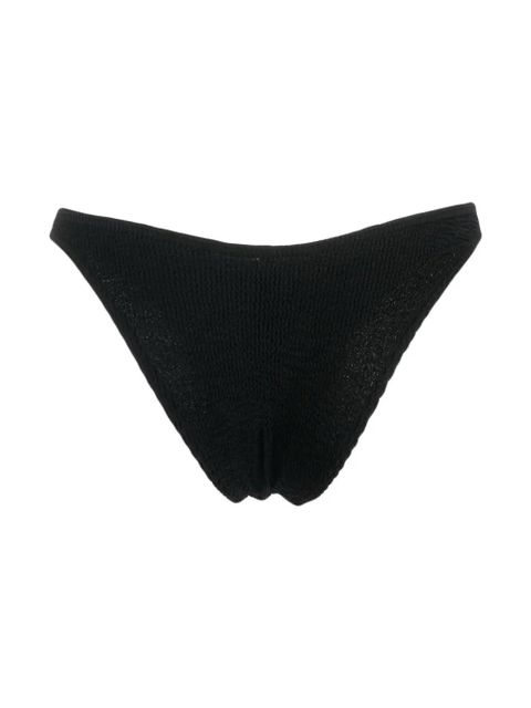 Bond-eye crinkled-finish bikini bottoms - Black - zdjęcie produktu nr 2