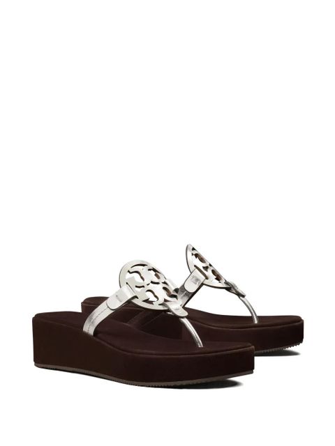 Tory Burch Miller wedges - Silver - zdjęcie produktu nr 2