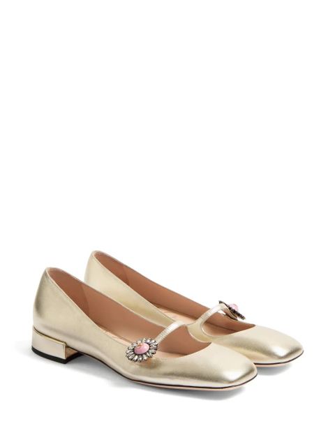 Valentino Garavani 20mm Mary Jane ballerina shoes - Gold - zdjęcie produktu nr 2