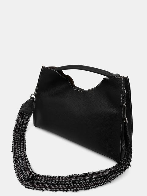 Gianni Chiarini torebka skórzana kolor czarny BS.10566.RNGDBL