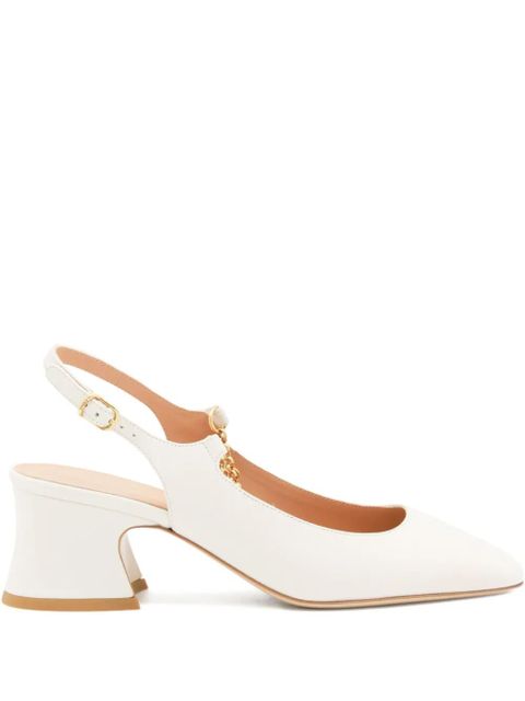 Chloé 55mm charm-chain pumps - White - zdjęcie produktu nr 1