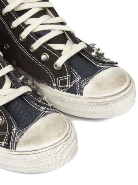 Maison Margiela distressed high-top sneakers - Black