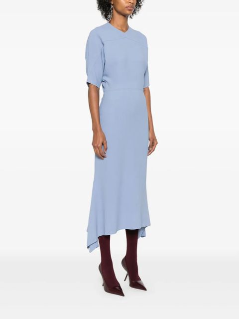 Victoria Beckham Folded midi dress - Blue