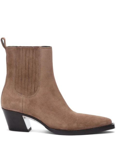 3.1 Phillip Lim Downtown 60mm suede boots - Brown - zdjęcie produktu nr 1