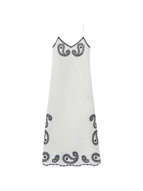 Claudie Pierlot embroidered A-line dress - White - zdjęcie produktu nr 1