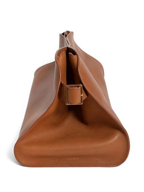 The Row leather clutch bag - Brown