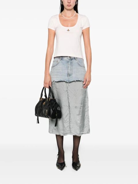 Vivienne Westwood heart-detail organic cotton top - Pink