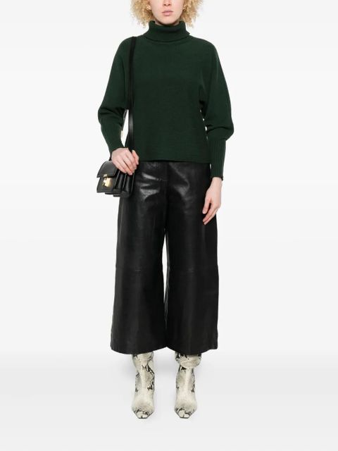 Weekend Max Mara leather panelled trousers - Black - zdjęcie produktu nr 2