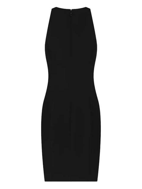 AMIRI halter-neck logo-detail mini dress - Black