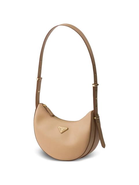 Prada small Arqué leather shoulder bag - Neutrals
