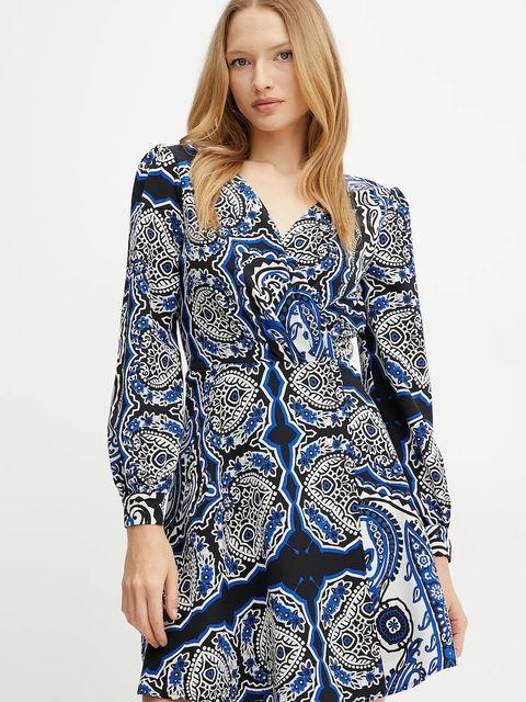 Morgan sukienka RIJAL.F kolor niebieski mini rozkloszowana RIJAL.F - zdjęcie produktu nr 1