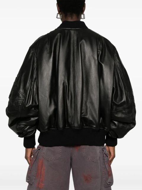 The Attico Anja bomber jacket - Black