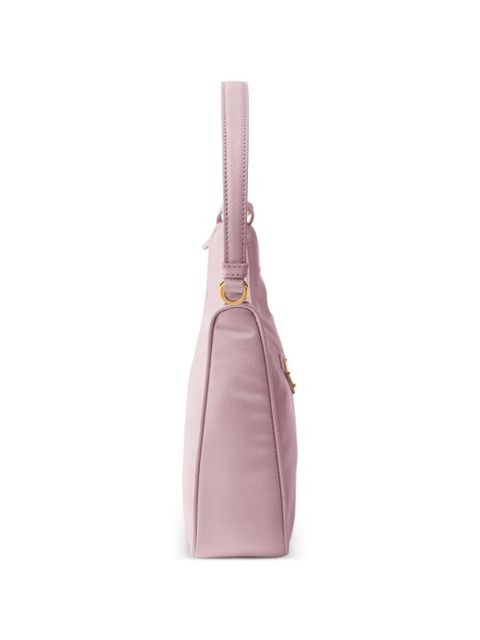 Prada mini Re-Edition 2005 triangle-logo tote bag - Pink