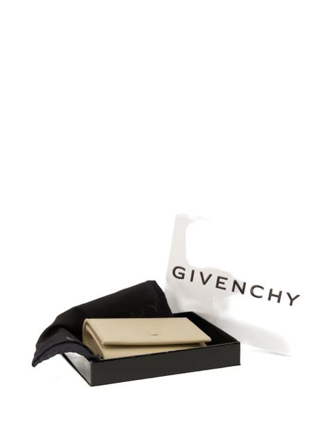 Givenchy grained-leather day wallet - Neutrals
