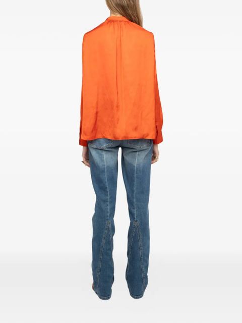 Zadig&Voltaire Tink satin blouse - Orange