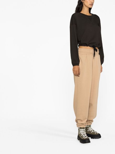 MARANT ÉTOILE Margo flocked-logo sweatshirt - Black