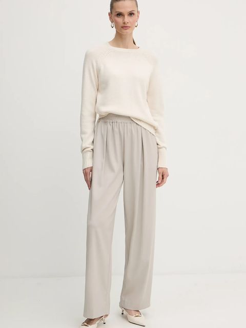 Silvian Heach sweter z domieszką wełny PICOULANE damski kolor beżowy GPA25233MA - zdjęcie produktu nr 2