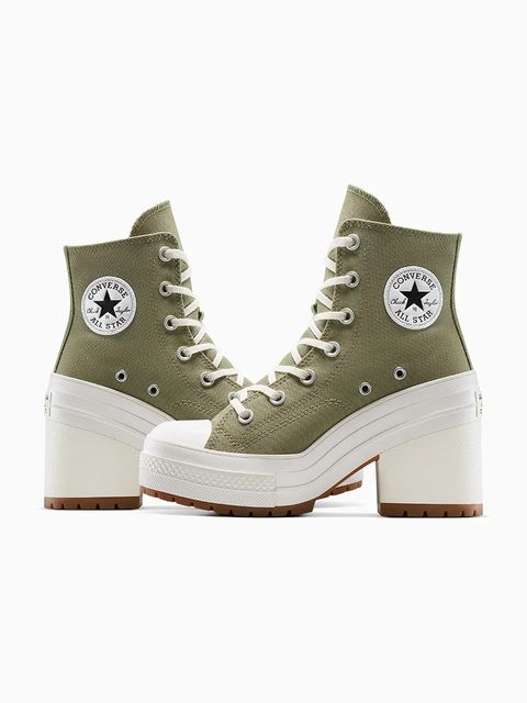 Converse trampki Chuck 70 De Luxe Heel kolor zielony A11899C