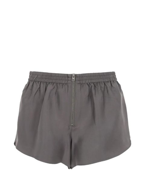 Alexander Wang elasticated zip shorts - Grey - zdjęcie produktu nr 1