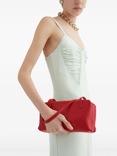 Jil Sander Goji Pillow leather shoulder bag - Red - zdjęcie produktu nr 2