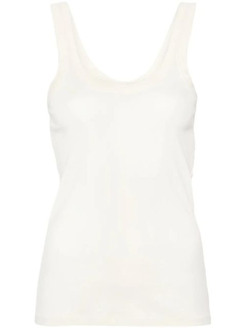 LEMAIRE fine-ribbed tank top - Yellow - zdjęcie produktu nr 1
