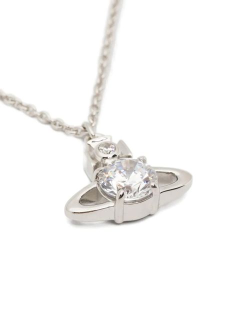 Vivienne Westwood Reina large-pendant necklace - Silver