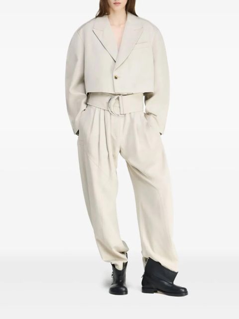 JW Anderson leather ankle boots - Black