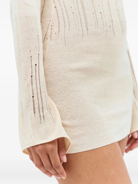 Aya Muse Deva mini dress - Neutrals