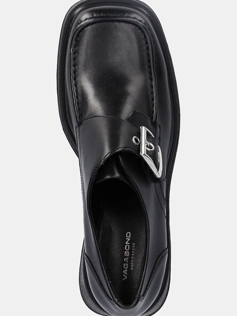 Vagabond Shoemakers czółenka skórzane DORAH kolor czarny na słupku 6042-001-20