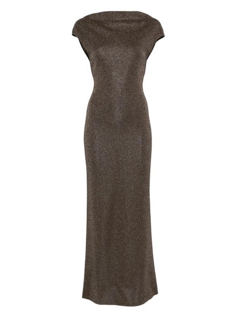 Max Mara lurex-detail dress - Brown - zdjęcie produktu nr 1