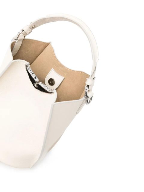 Zadig&Voltaire Borderline leather bucket bag - Neutrals