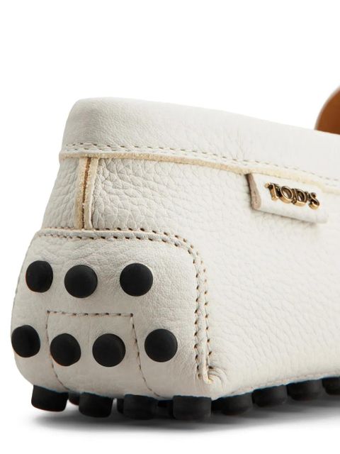 Tod's leather loafers - White