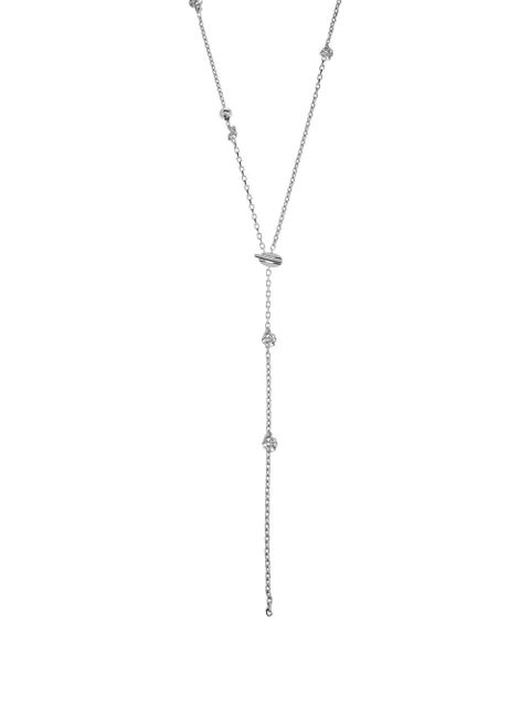 Jil Sander knot-details chain necklace - Silver
