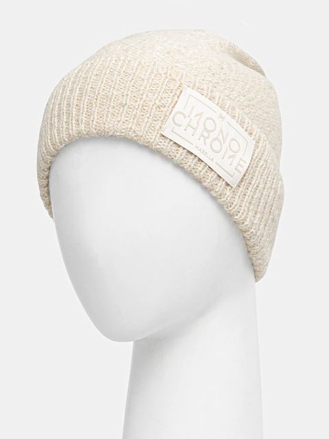 Marella czapka z wełną kolor beżowy 2523576027200 - zdjęcie produktu nr 2