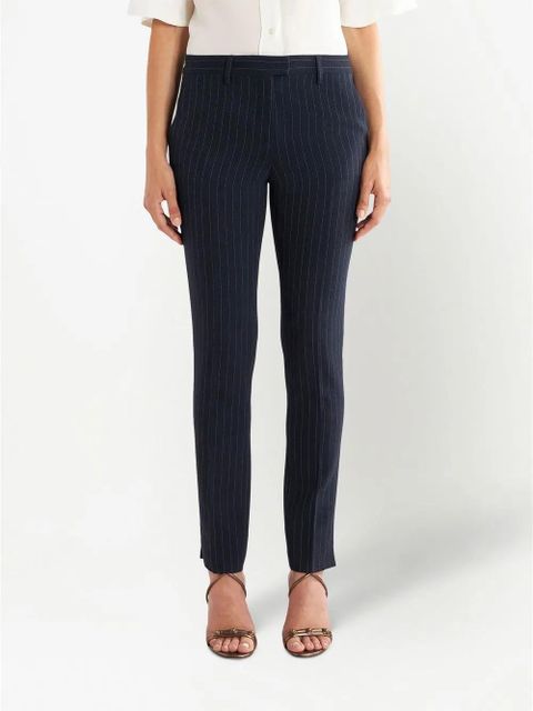 ETRO pinstripe tailored trousers - Black