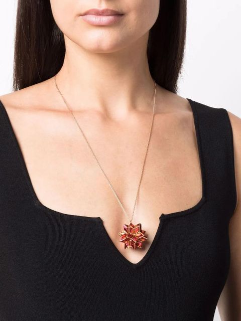 Swarovski crystal star necklace - Gold - zdjęcie produktu nr 2