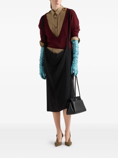 Prada cashmere V-neck sweater - Red - zdjęcie produktu nr 2