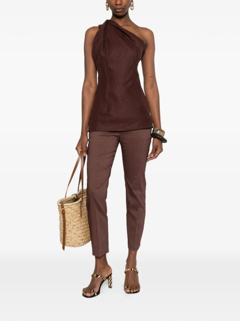 PINKO belt-loops trousers - Brown - zdjęcie produktu nr 2