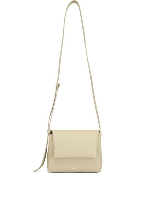 Jil Sander mini flap-detail shoulder bag - Neutrals - zdjęcie produktu nr 1