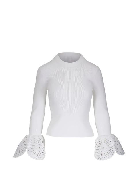Simkhai Elyse long-sleeves blouse - White - zdjęcie produktu nr 1