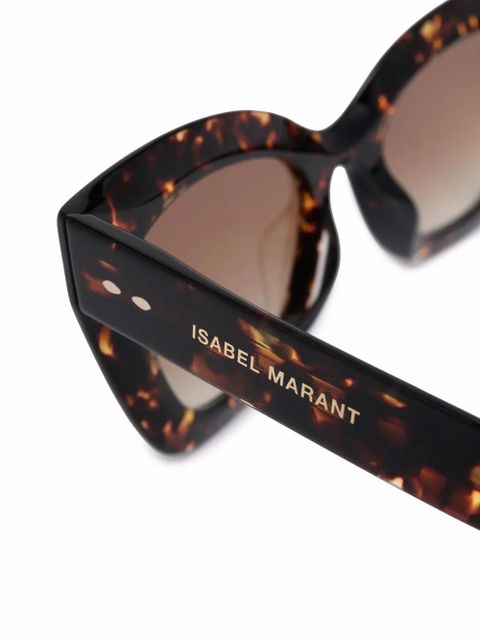 Isabel Marant Eyewear tortoise-shell effect sunglasses - Brown
