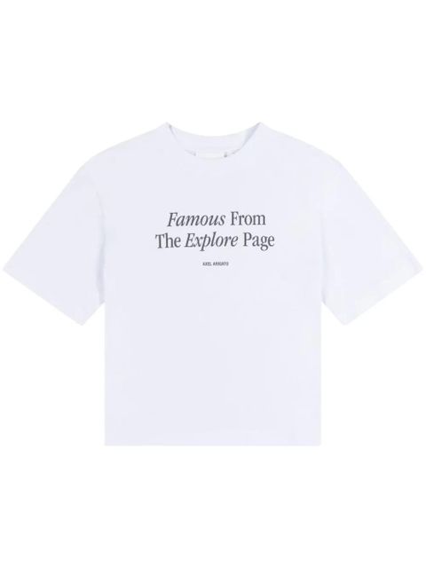 Axel Arigato Famous printed T-shirt - White - zdjęcie produktu nr 1