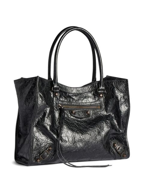 Balenciaga small Le City lambskin tote bag - Black