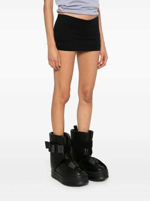 Balenciaga stretch-design mini skort - Black